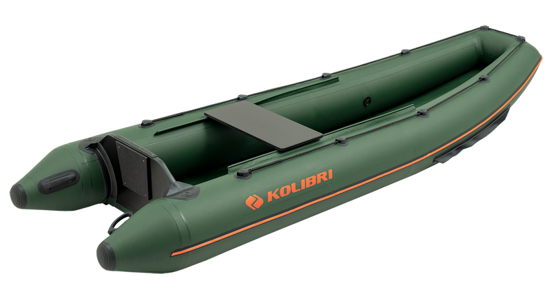 Kolibri KM-330C Inflatable Canoe in green (Side view)